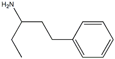 1-苯基戊烷-3-胺,,结构式