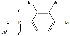 2,3,4-Tribromophenylphosphonic acid calcium salt Struktur