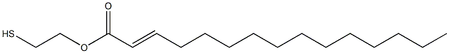 2-Pentadecenoic acid 2-mercaptoethyl ester,,结构式