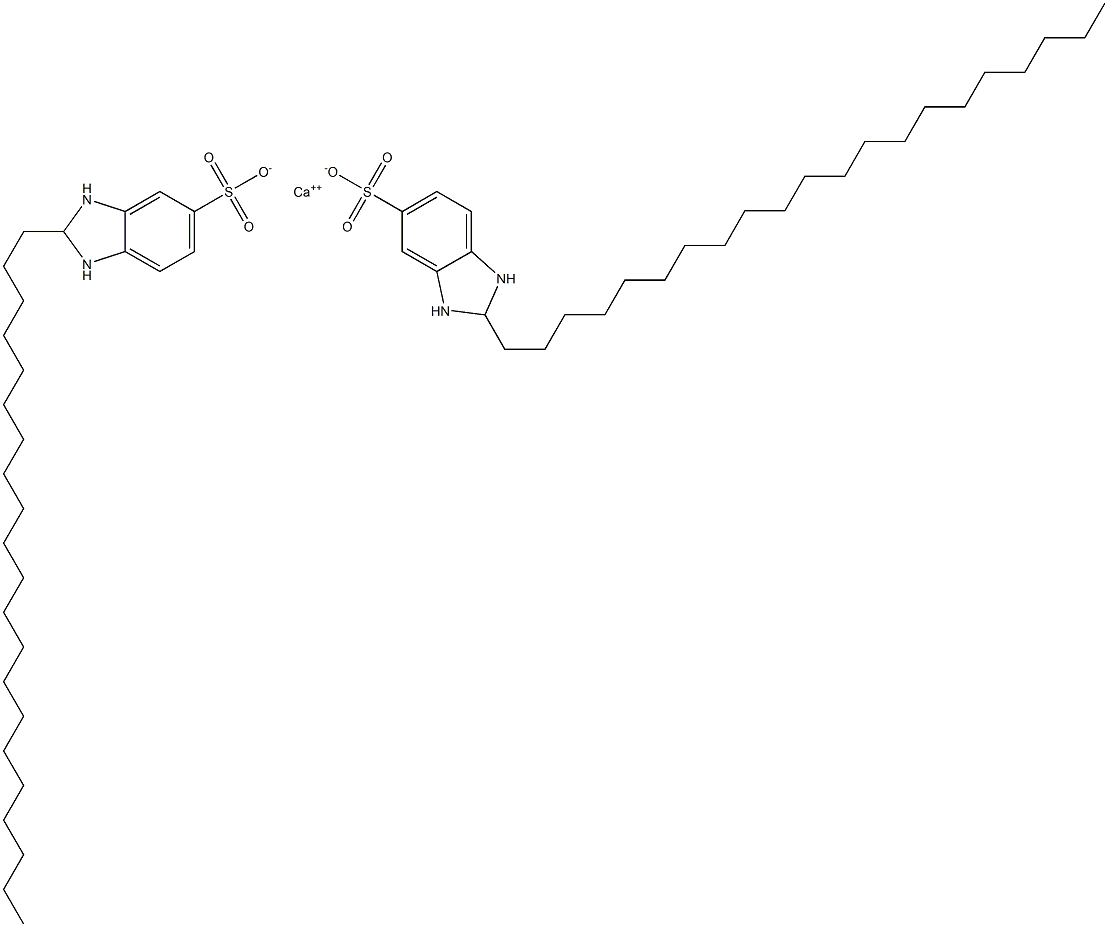 Bis(2,3-dihydro-2-henicosyl-1H-benzimidazole-5-sulfonic acid)calcium salt