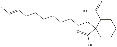 Cyclohexane-1,2-dicarboxylic acid hydrogen 1-(9-undecenyl) ester Struktur
