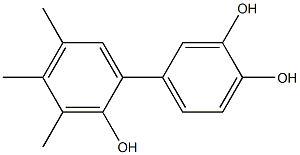 3',4',5'-Trimethyl-1,1'-biphenyl-2',3,4-triol 结构式