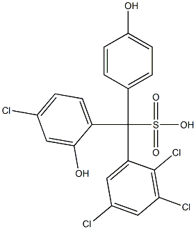  (4-Chloro-2-hydroxyphenyl)(2,3,5-trichlorophenyl)(4-hydroxyphenyl)methanesulfonic acid