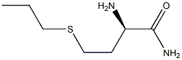 [R,(+)]-2-Amino-4-(propylthio)butyramide Structure