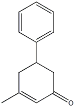 5-Phenyl-3-methyl-2-cyclohexene-1-one Struktur