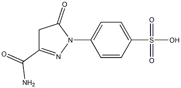 p-(3-Carbamoyl-5-oxo-2-pyrazolin-1-yl)benzenesulfonic acid|