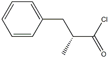 [R,(-)]-2-Benzylpropionic acid chloride Structure