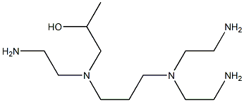 1-[N-(2-Aminoethyl)-N-[3-[bis(2-aminoethyl)amino]propyl]amino]-2-propanol Structure