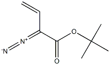 2-Diazo-3-butenoic acid tert-butyl ester Structure