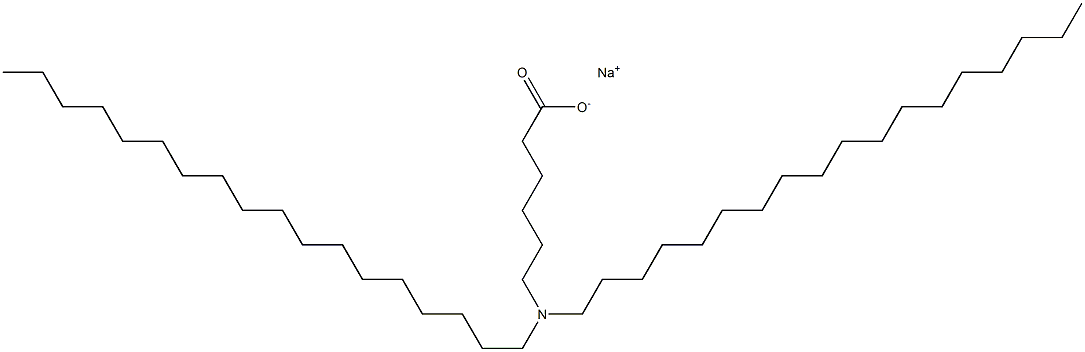 6-(Dioctadecylamino)hexanoic acid sodium salt 结构式