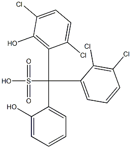  (2,3-Dichlorophenyl)(2,5-dichloro-6-hydroxyphenyl)(2-hydroxyphenyl)methanesulfonic acid