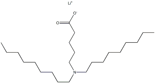 5-(Dinonylamino)valeric acid lithium salt,,结构式