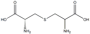 (R)-2-アミノ-3-[(2-アミノ-2-カルボキシエチル)チオ]プロピオン酸 化学構造式