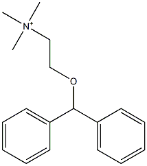 2-(Diphenylmethoxy)-N,N,N-trimethylethanaminium