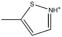 5-Methylisothiazole-2-cation Struktur