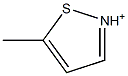 5-Methylisothiazole-2-cation Structure