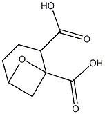 ヘキサヒドロ-1,5-エポキシフタル酸 化学構造式