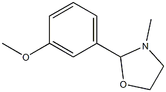 2-(m-Methoxyphenyl)-3-methyloxazolidine