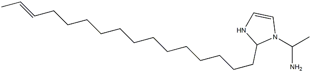 1-(1-Aminoethyl)-2-(14-hexadecenyl)-4-imidazoline,,结构式