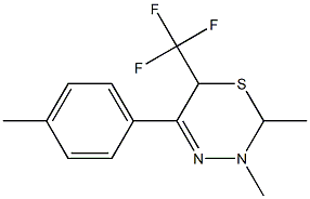 3,6-Dihydro-2,3-dimethyl-6-trifluoromethyl-5-(p-tolyl)-2H-1,3,4-thiadiazine