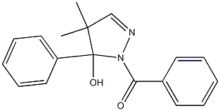  4,4-Dimethyl-3-phenyl-3,4-dihydro-2-(benzoyl)-2H-pyrazol-3-ol