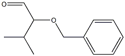 2-ベンジルオキシ-3-メチルブチルアルデヒド 化学構造式