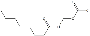 Chlorocarbonic acid octanoyloxymethyl ester 结构式