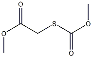 (Methoxycarbonylthio)acetic acid methyl ester Structure