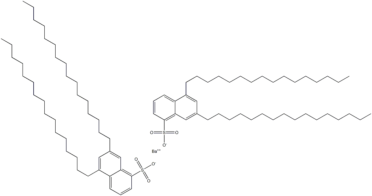  Bis(5,7-dihexadecyl-1-naphthalenesulfonic acid)barium salt