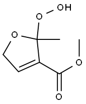 2,5-Dihydro-2-methyl-2-hydroperoxyfuran-3-carboxylic acid methyl ester