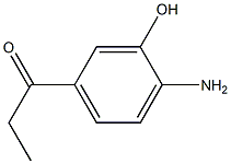4'-Amino-3'-hydroxypropiophenone,,结构式