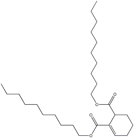 1-Cyclohexene-2,3-dicarboxylic acid didecyl ester 结构式