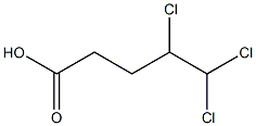 4,5,5-Trichlorovaleric acid 结构式