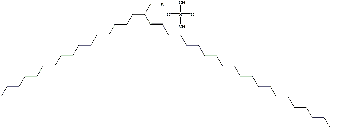 Sulfuric acid 2-hexadecyl-3-tetracosenyl=potassium ester salt