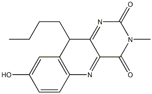 3-Methyl-10-butyl-8-hydroxypyrimido[5,4-b]quinoline-2,4(3H,10H)-dione|