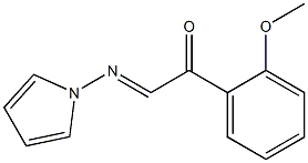 2-(2-メトキシフェニル)-1-ピロリジノエタノン 化学構造式
