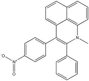 1-Methyl-2-phenyl-3-(p-nitrophenyl)-1H-benzo[de]quinoline