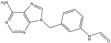 N-[3-[[6-Amino-9H-purin-9-yl]methyl]phenyl]formamide