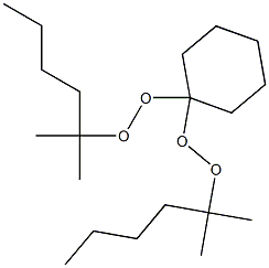 1,1-Bis(1,1-dimethylpentylperoxy)cyclohexane,,结构式