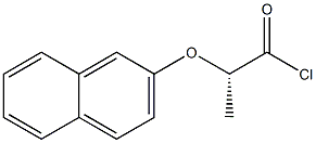 [S,(+)]-2-(2-Naphtyloxy)propionyl chloride 结构式