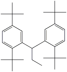 1,1-Bis(2,5-di-tert-butylphenyl)propane 结构式