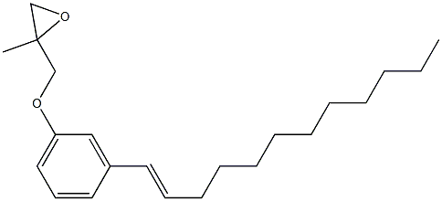 3-(1-Dodecenyl)phenyl 2-methylglycidyl ether Structure