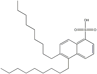 5,6-Dinonyl-1-naphthalenesulfonic acid Structure