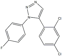 1-(4-Fluorophenyl)-5-(2,4-dichlorophenyl)-1H-1,2,3-triazole|