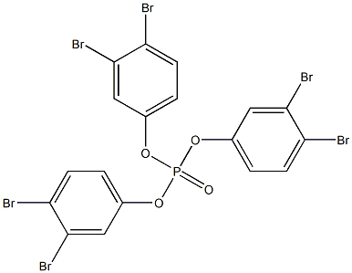 Phosphoric acid tris(3,4-dibromophenyl) ester 结构式