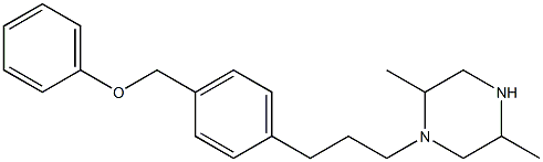 1-[3-[4-(Phenoxymethyl)phenyl]propyl]-2,5-dimethylpiperazine|