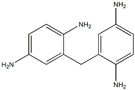 2,2'-Methylenebis(1,4-benzenediamine) Struktur