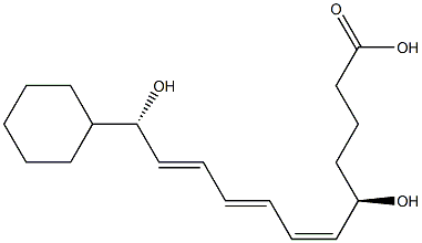 (5R,6Z,8E,10E,12S)-5,12-Dihydroxy-12-cyclohexyl-6,8,10-dodecatrienoic acid