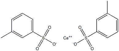 Bis(m-toluenesulfonic acid)calcium salt Struktur