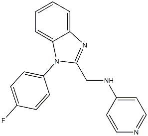 1-(4-Fluorophenyl)-2-(4-pyridinylaminomethyl)-1H-benzimidazole